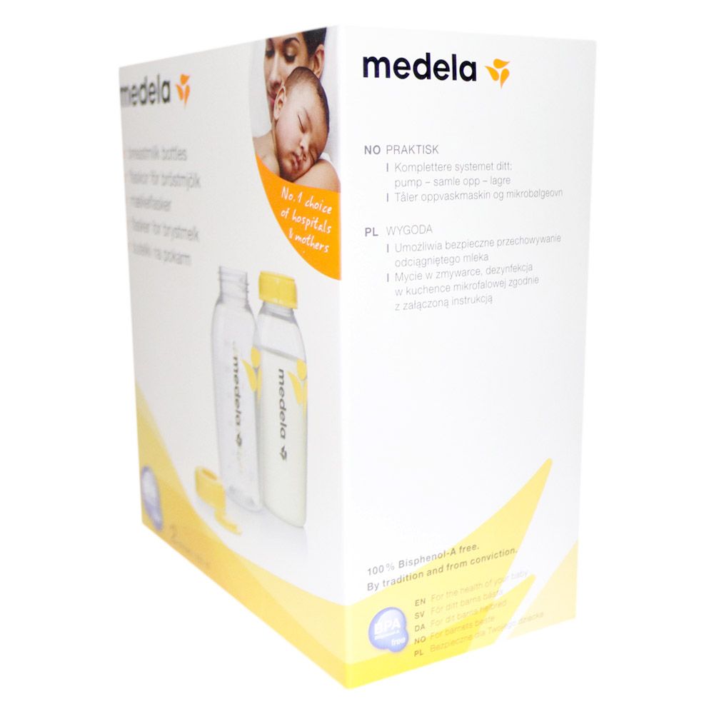 Medela Breastmilk Bottles 2's