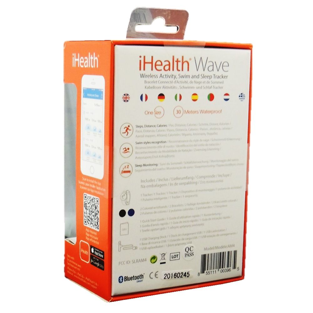 iHealth Wave Wireless Activity, Swim and Sleep Tracker AM4