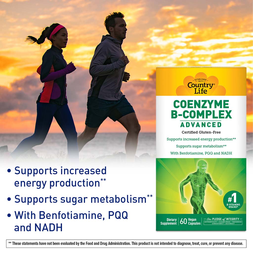 Country Life Coenzyme B-Complex Advanced Capsules 60's