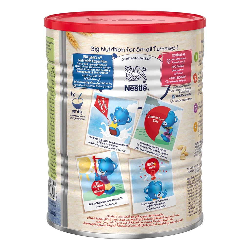 Nestle Cerelac Wheat Infant Cereals From 6 Months 400g