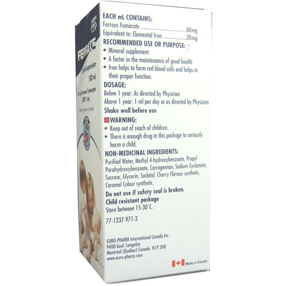 Ferrate 60 mg/mL Oral Suspension 100 mL