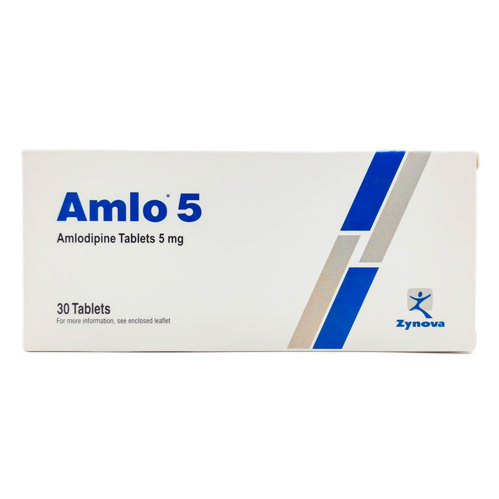 Amlo 5mg Tablets, Pack of 30's