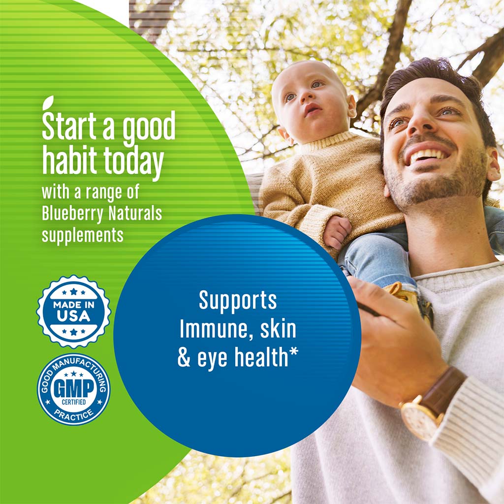 Blueberry Naturals Betacarotene 25,000IU Softgels 100's B0012