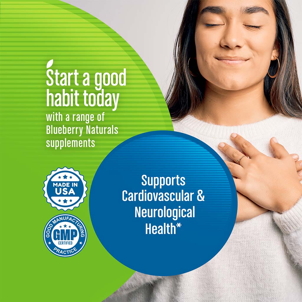 Blueberry Naturals Super Folate 400 mcg Vegetarian Capsules 100's B0098