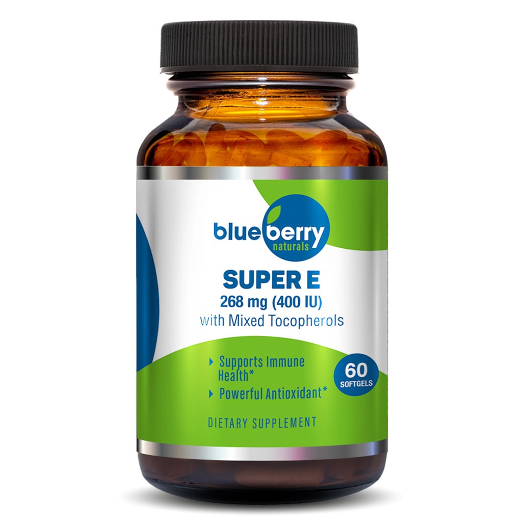 Blueberry Naturals Super E 400IU Softgels 60's B0210