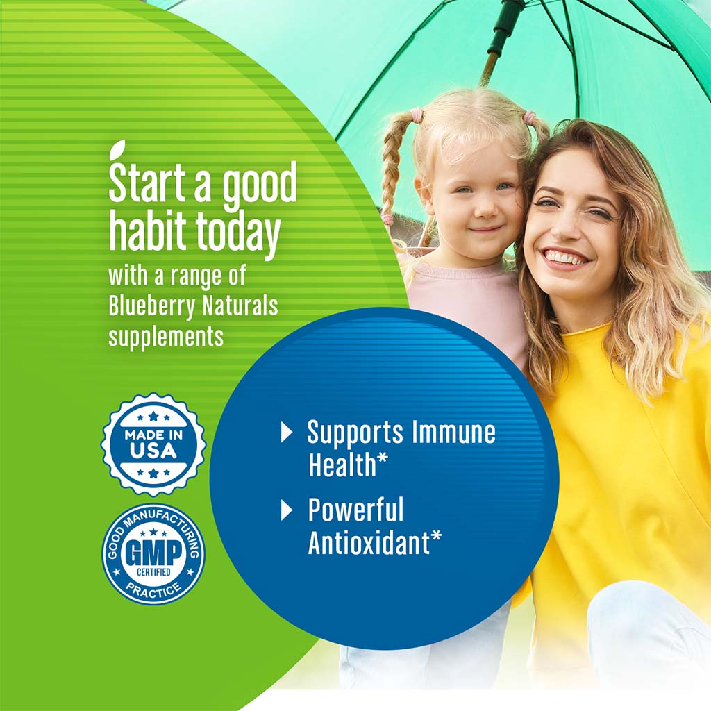 Blueberry Naturals Super E 1000IU Softgels 60's B0227