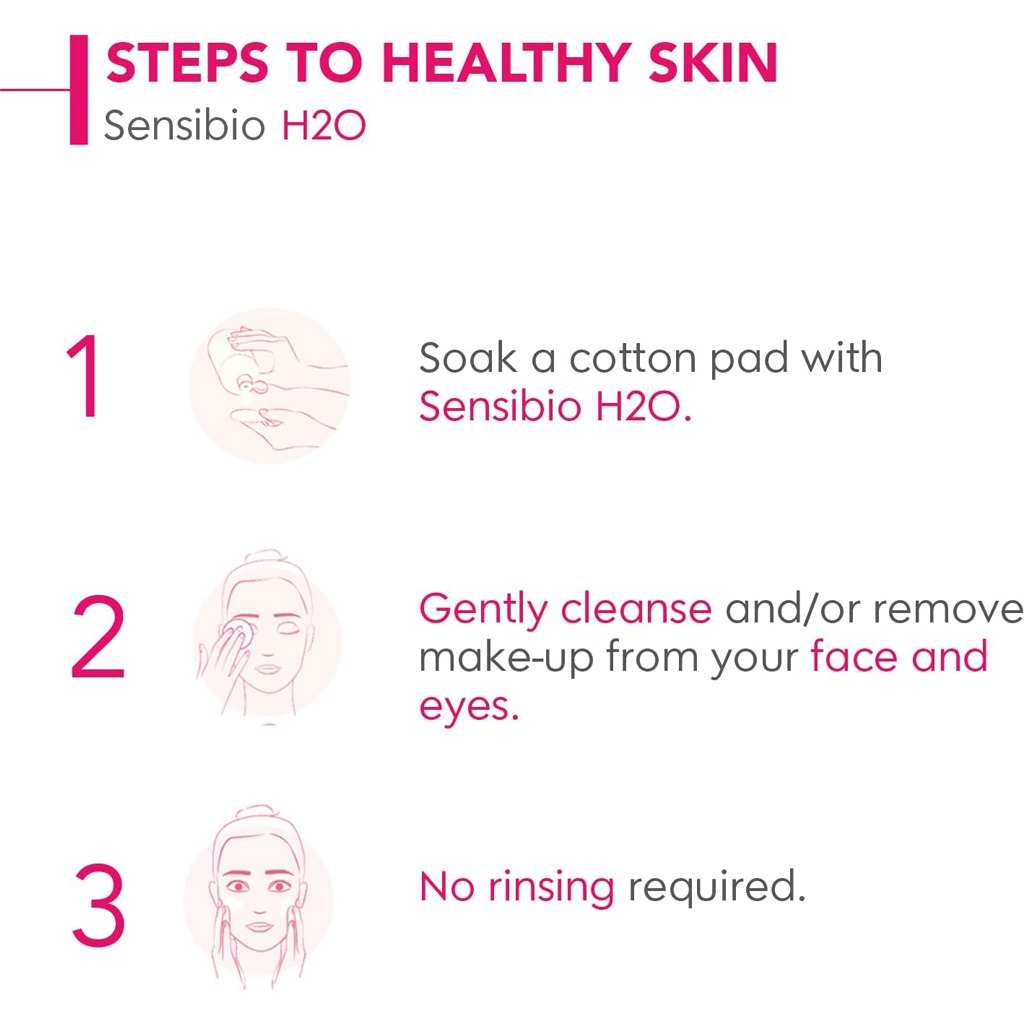 Bioderma Sensibio H2O Cleansing & Make up Removing Micellar Water 500ml