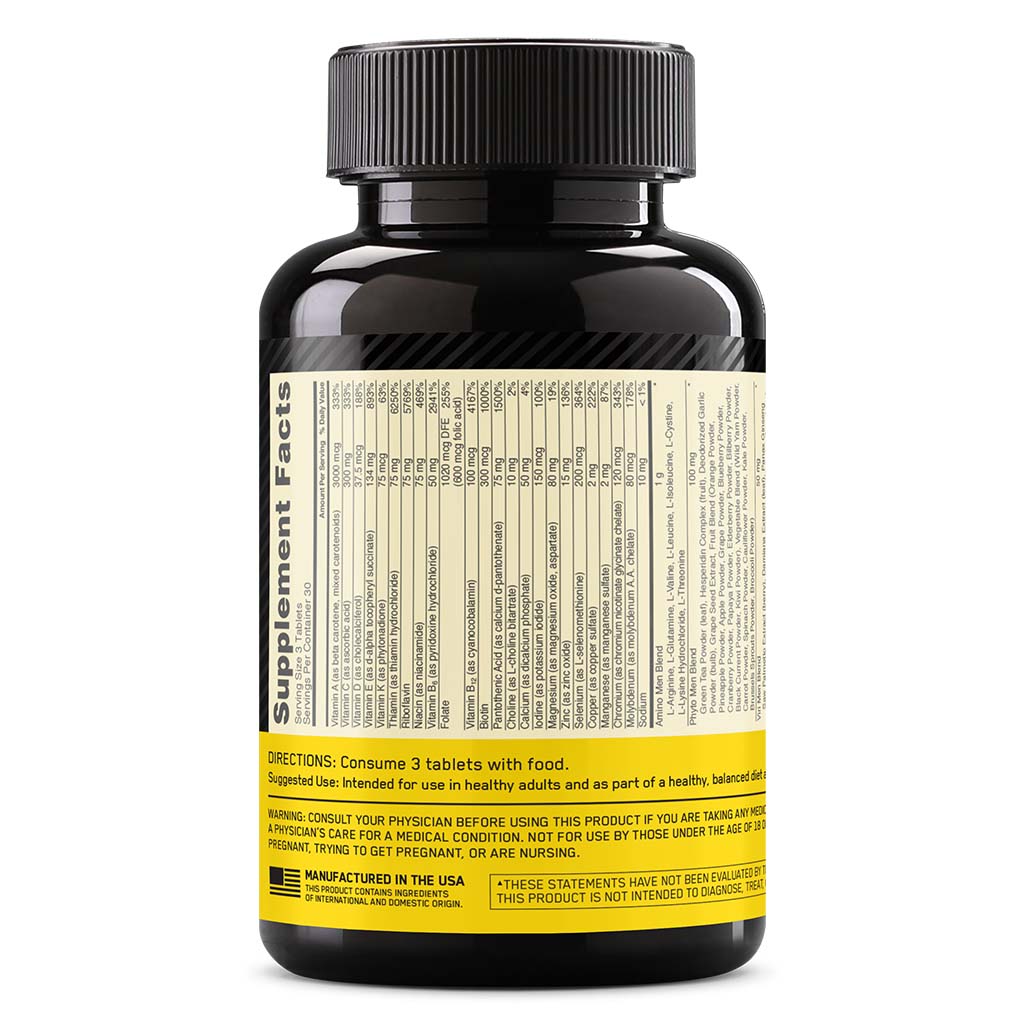 Optimum Nutrition Opti-Men Tablets, Pack of  90's