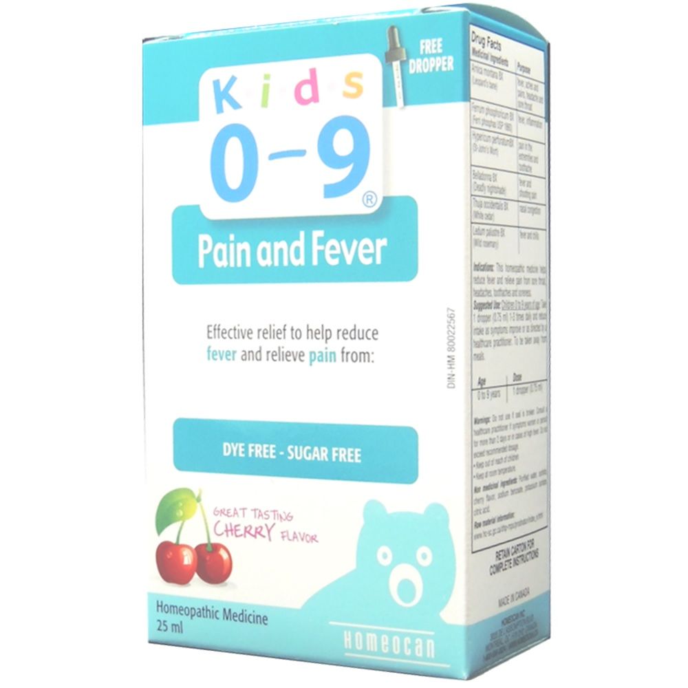 Kids 0-9 Pain and Fever 25 mL