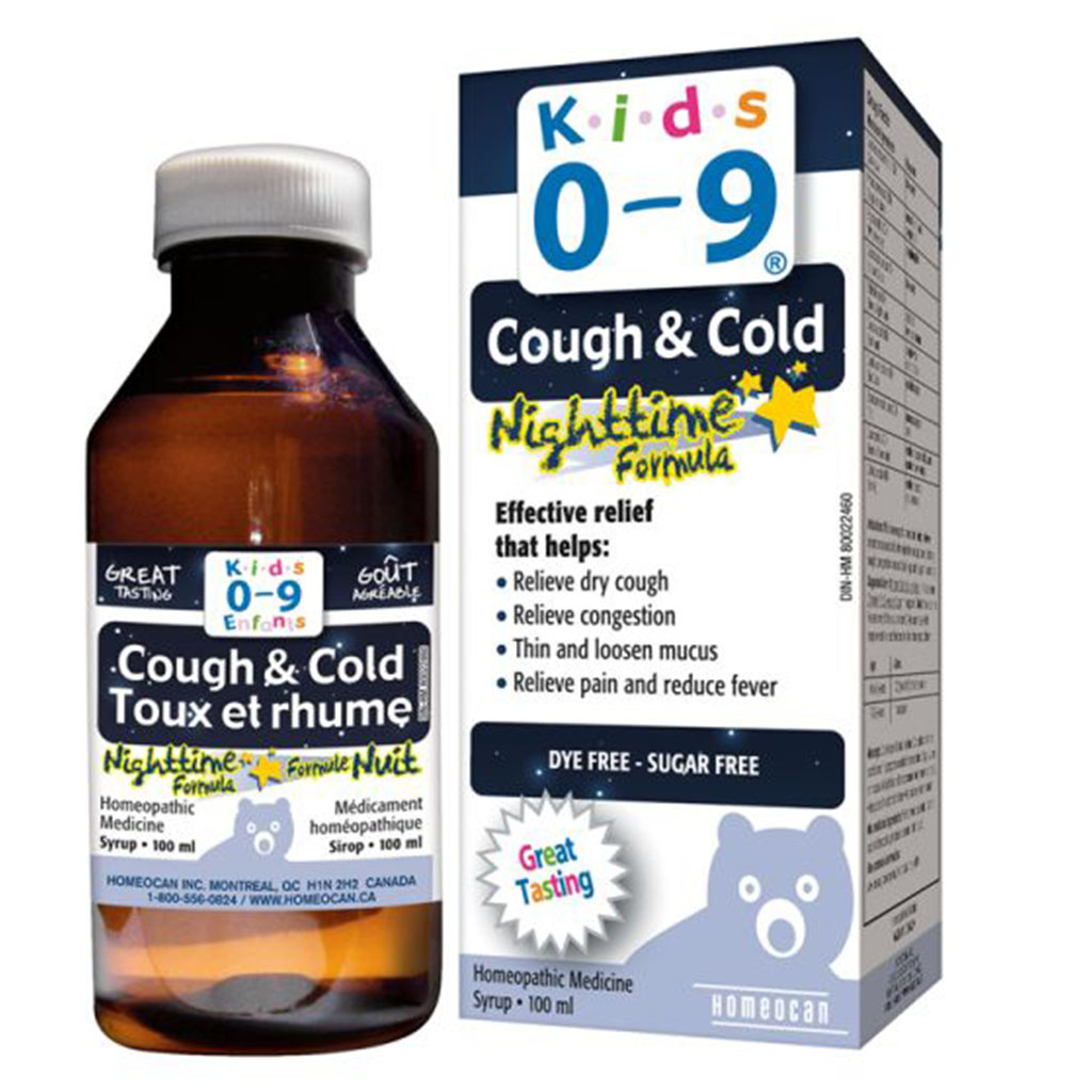 Kids 0-9 Cough & Cold Night Time Formula Syrup 100 mL