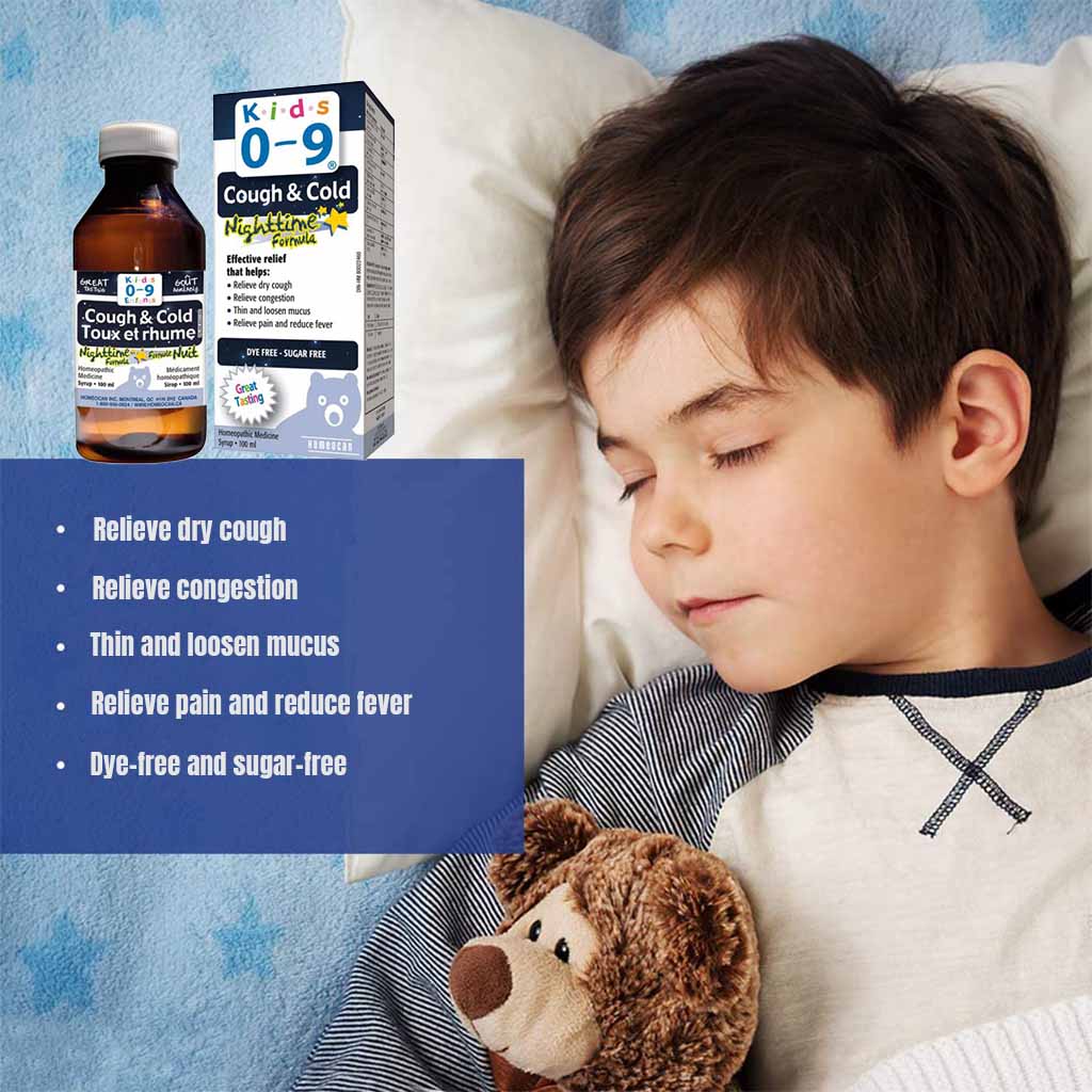 Kids 0-9 Cough & Cold Night Time Formula Syrup 100 mL
