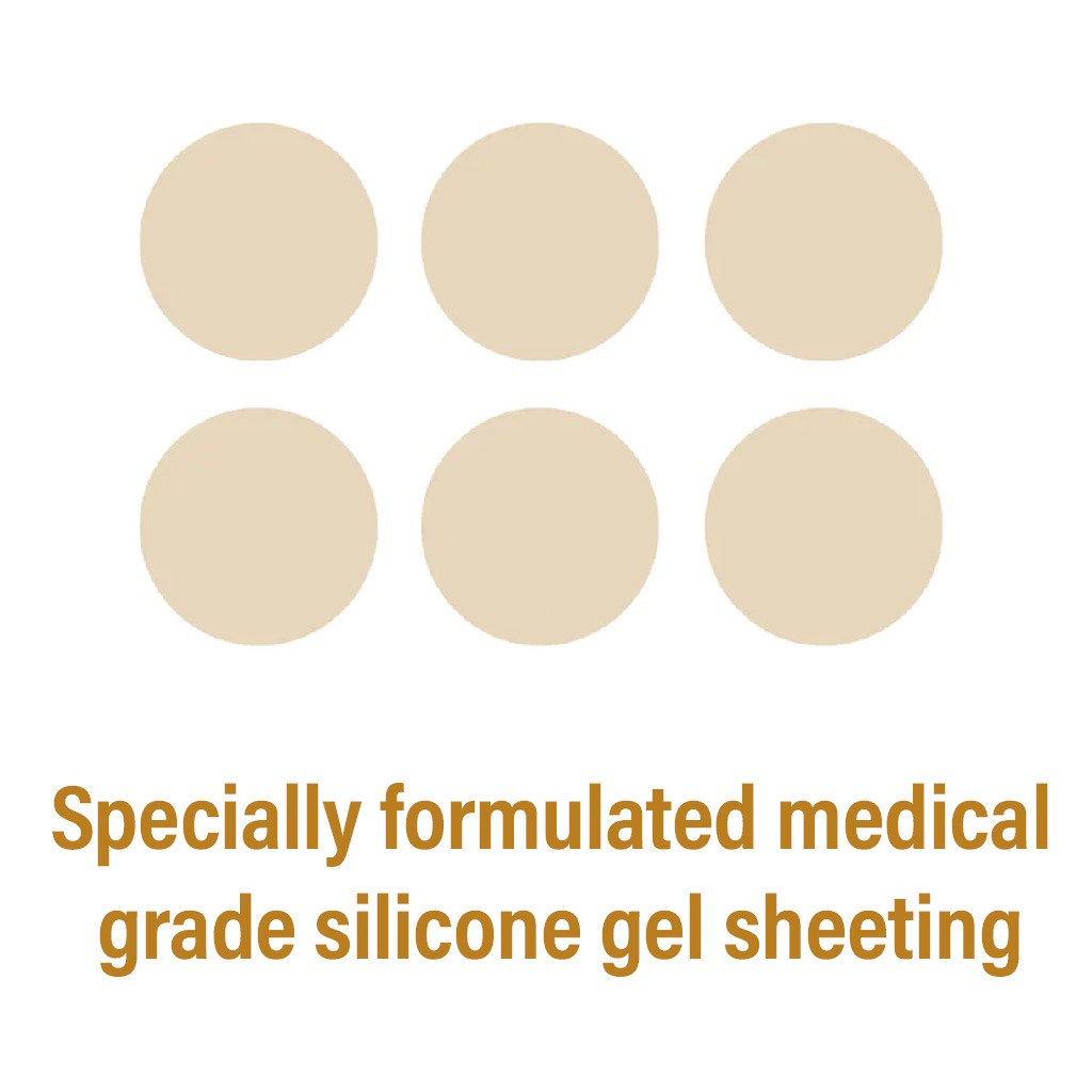 NewGel+ Advanced Medical-Grade Silicone Gel Dots, NG-180 Beige, Pack of 6's