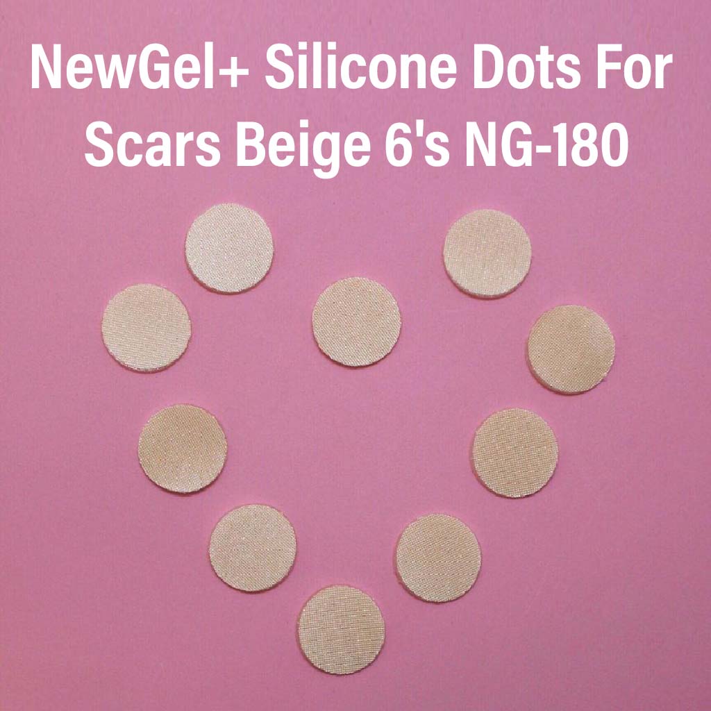 NewGel+ Advanced Medical-Grade Silicone Gel Dots, NG-180 Beige, Pack of 6's