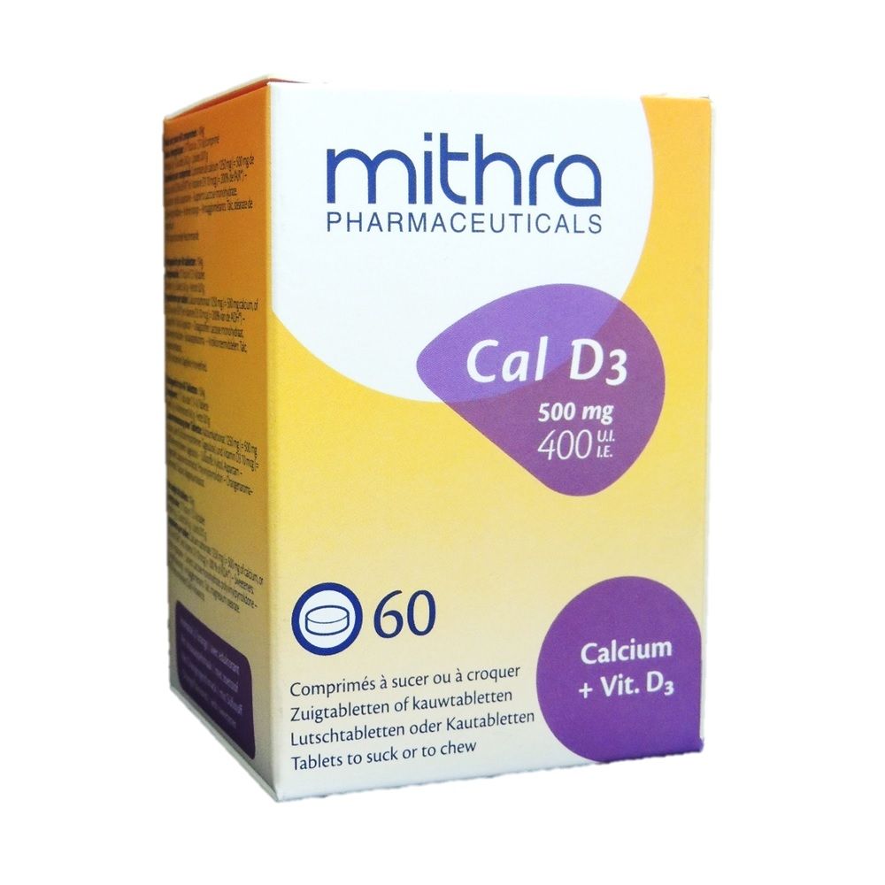 Mithra Cal D3 Chewable Tablets 60's