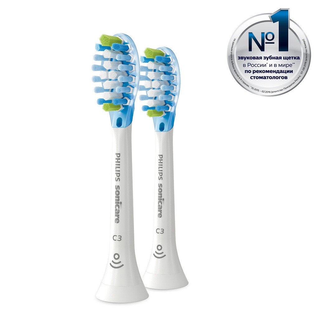Philips Sonicare HX9042/17 C3 Premium Plaque Defense Replacement Brush Head 2's