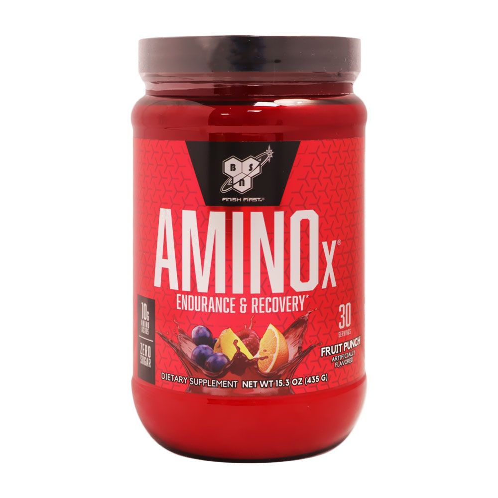 BSN Amino X Endurance and Recovery Fruit Punch Powder 30 Servings 435 g