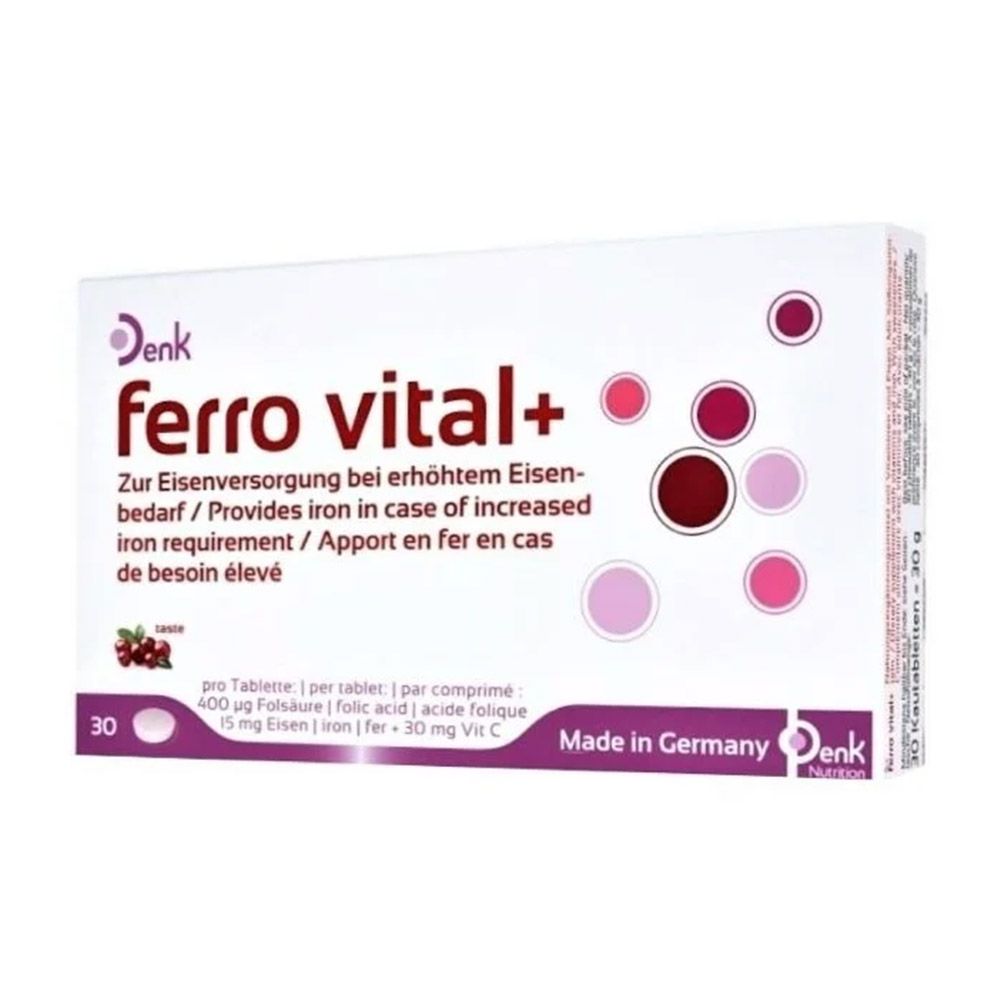 Denk FerroVital+ Chewable Tablets 30's