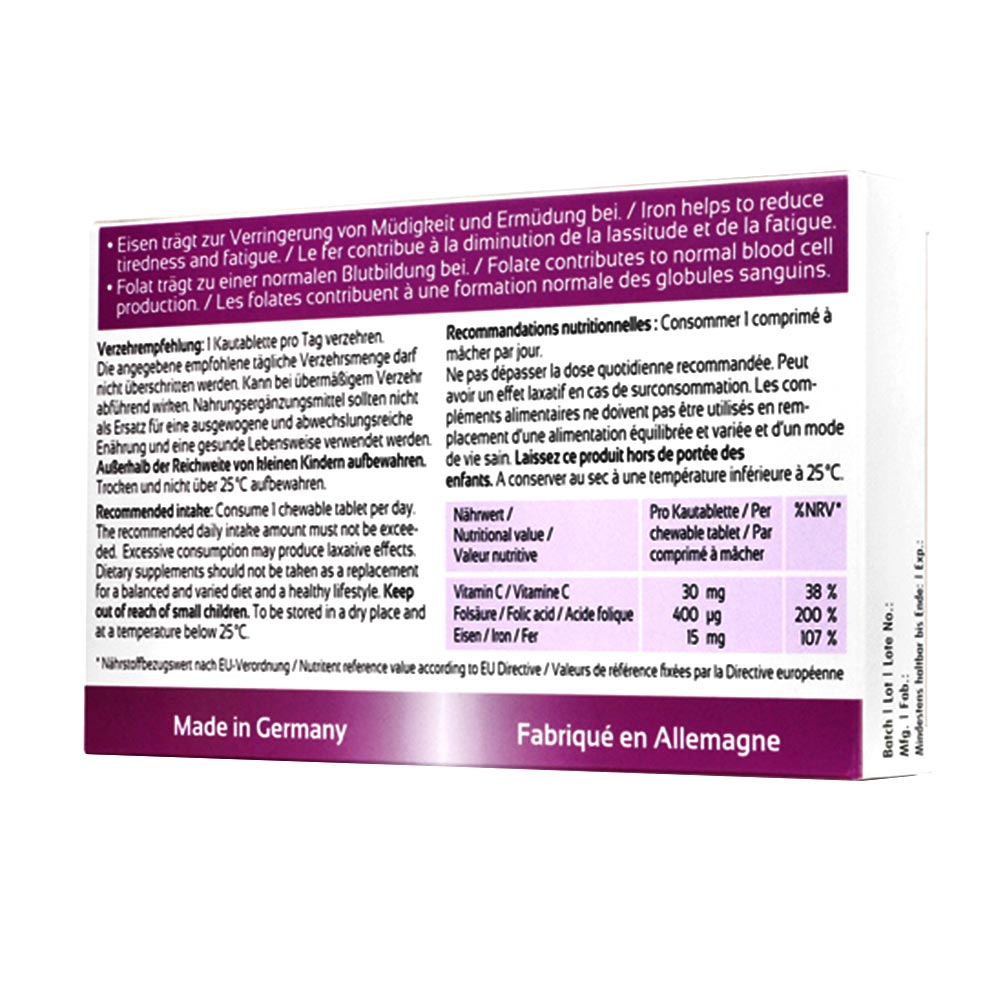 Denk FerroVital+ Chewable Tablets 30's