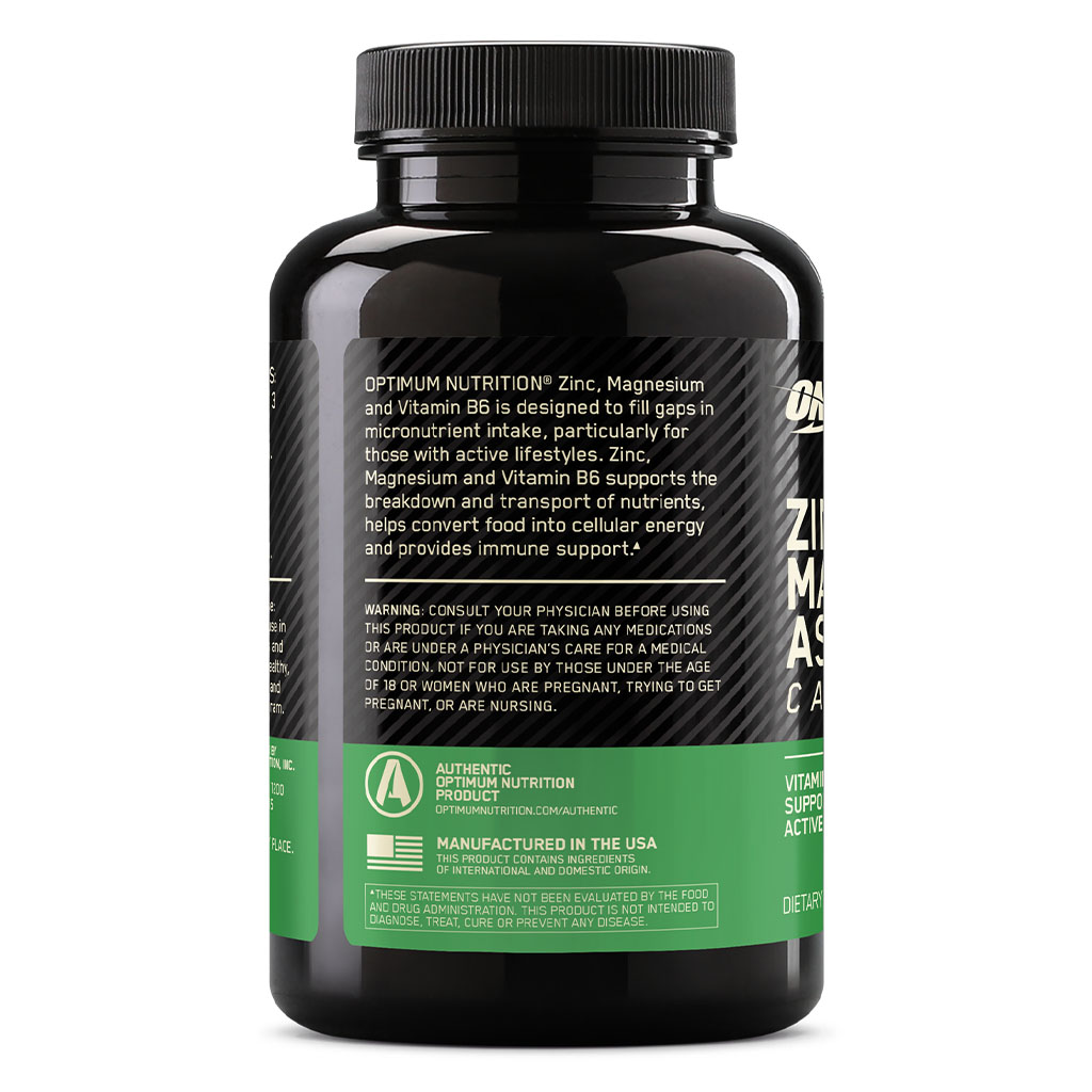 Optimum nutrition ZMA Capsules, Pack of 90's