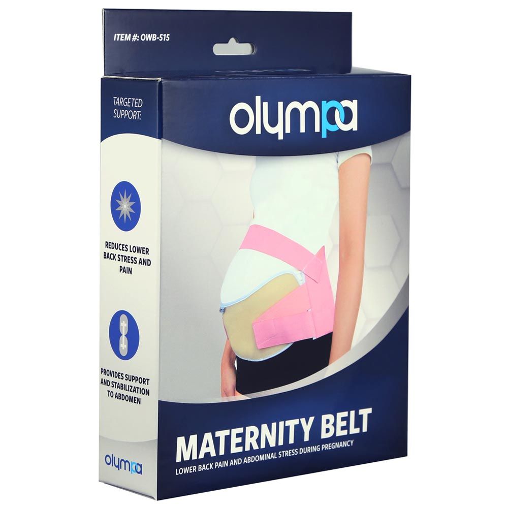 Olympa Maternity Belt Pink Medium OWB-515