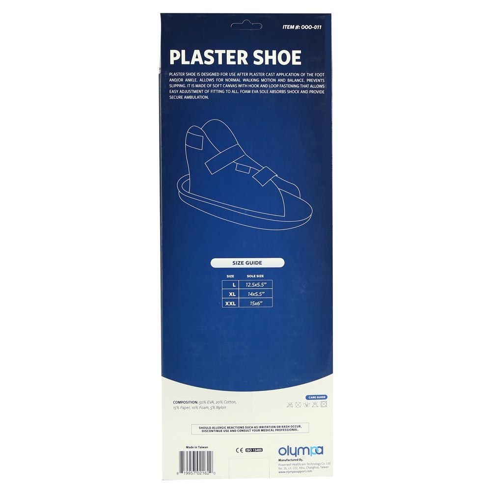 Olympa Plaster Shoe Blue Extra Large OOO-011