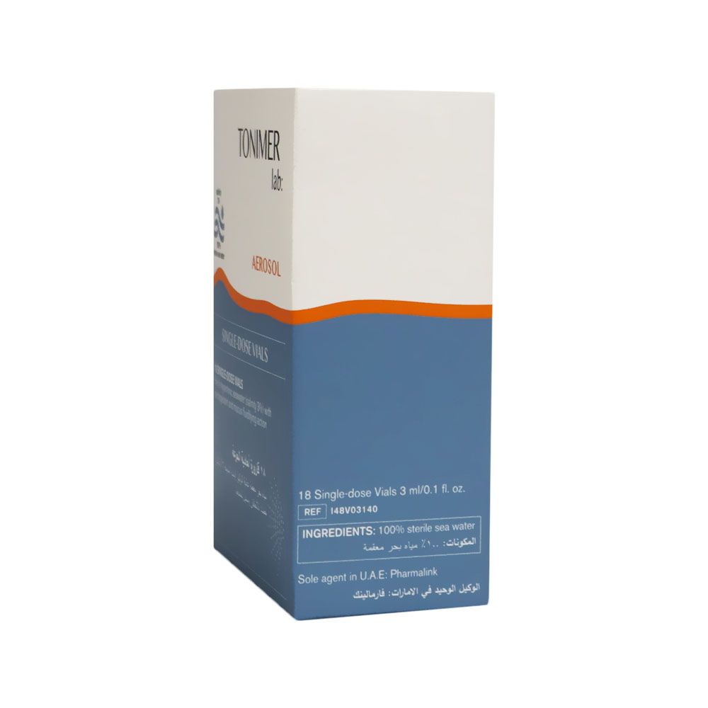 Tonimer Hypertonic Single Dose Vials 3 mL 18's
