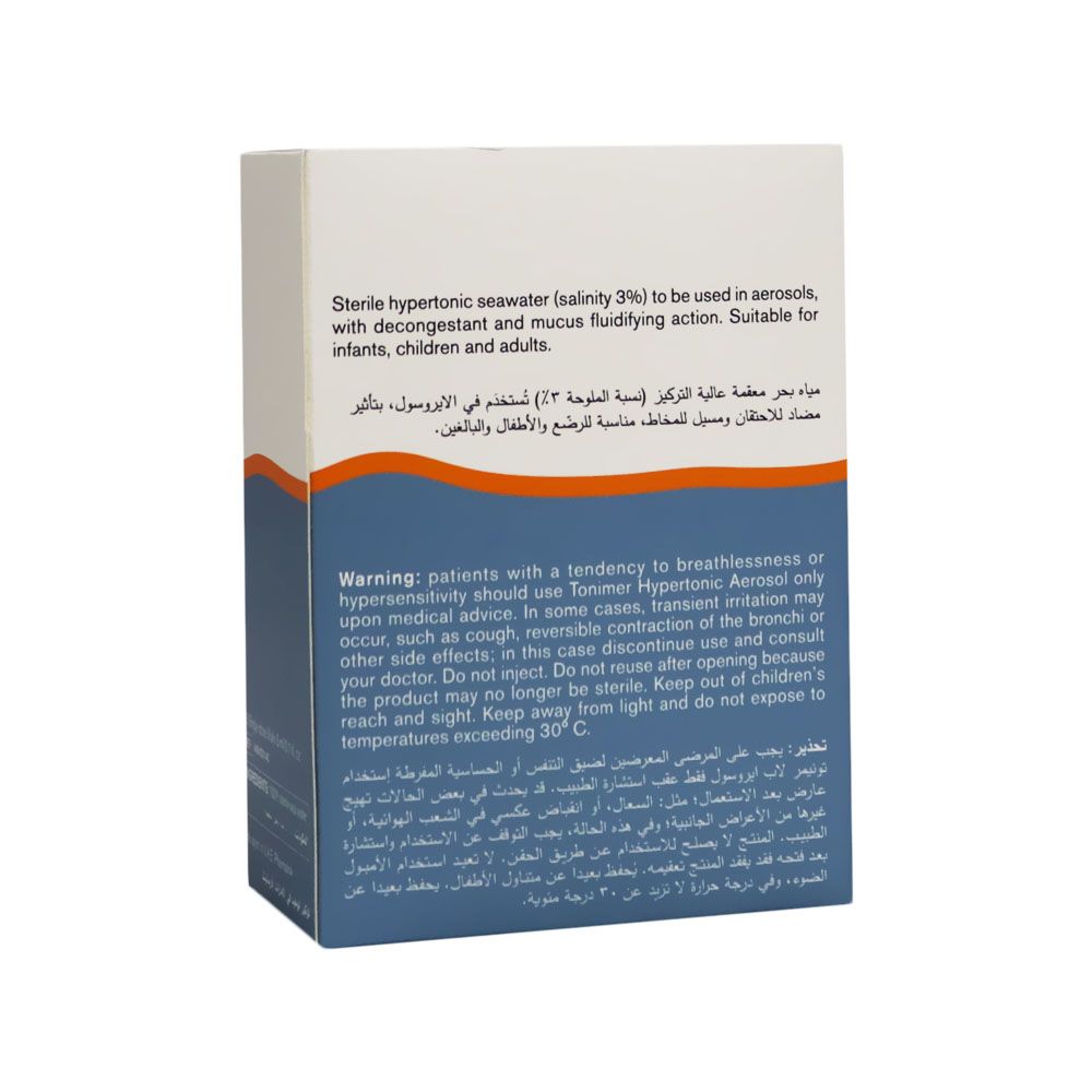 Tonimer Hypertonic Single Dose Vials 3 mL 18's