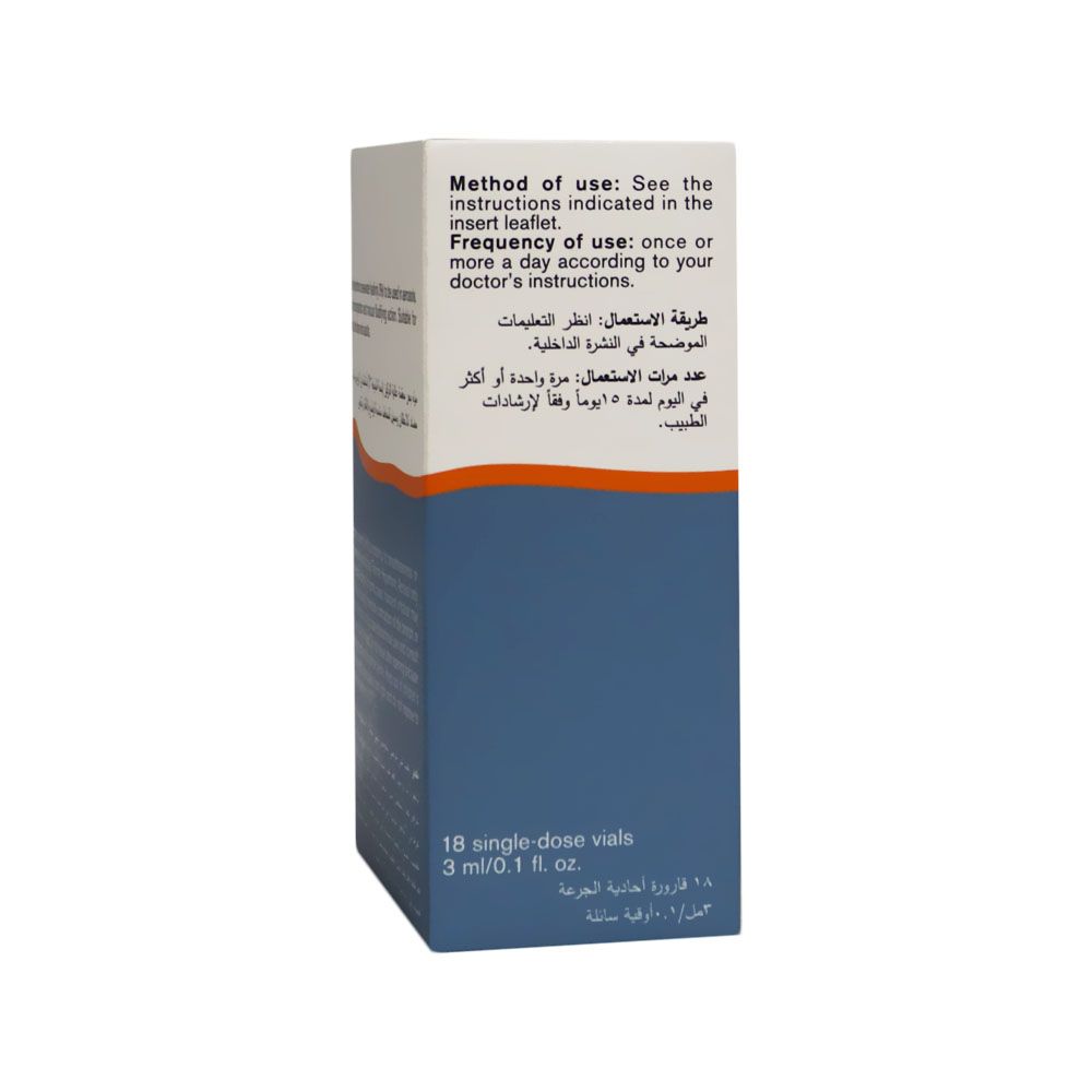 Tonimer Hypertonic Single Dose Vials 3 mL 18's