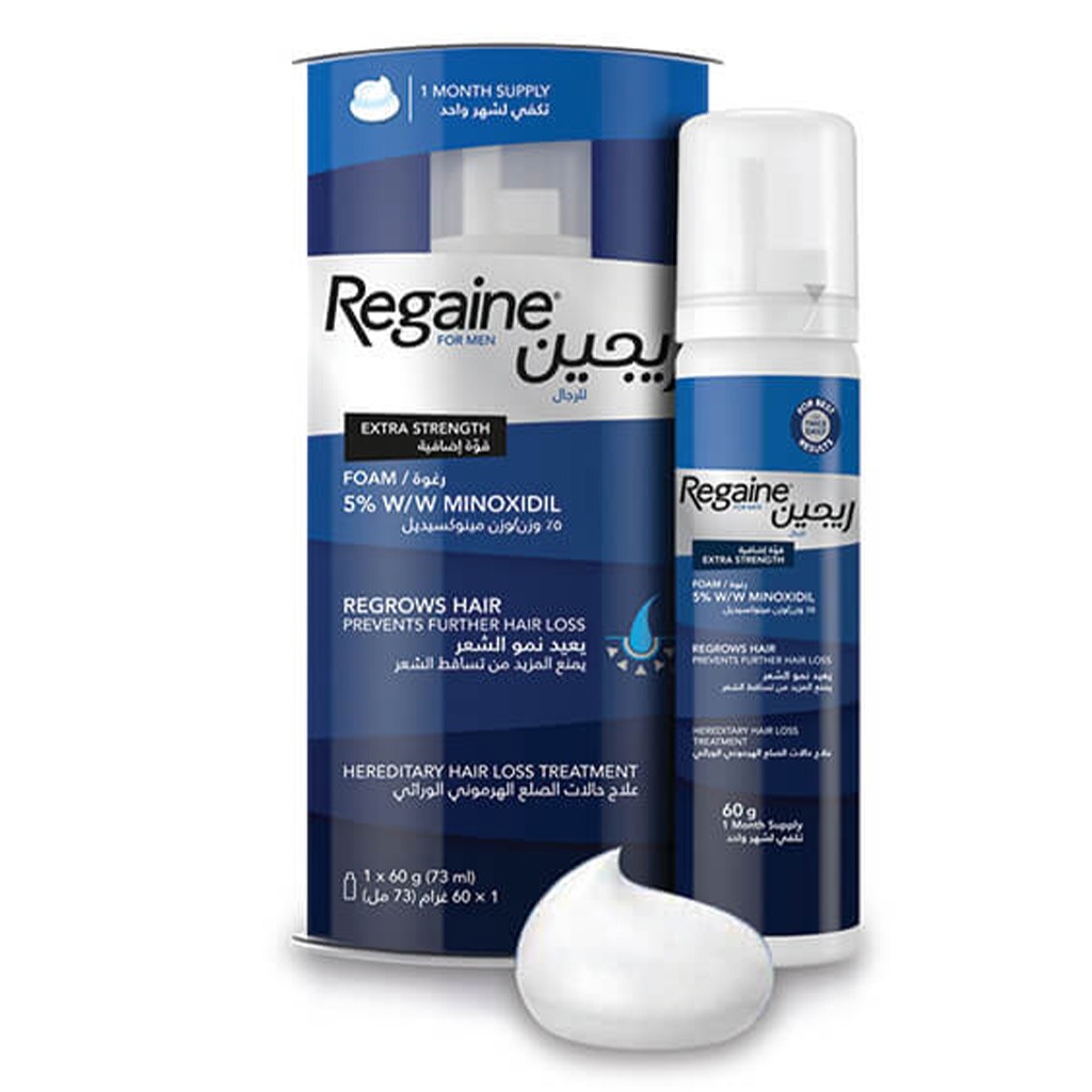 Regaine For Men 5% Extra Strength Topical Hair Regrowth Foam 73ml