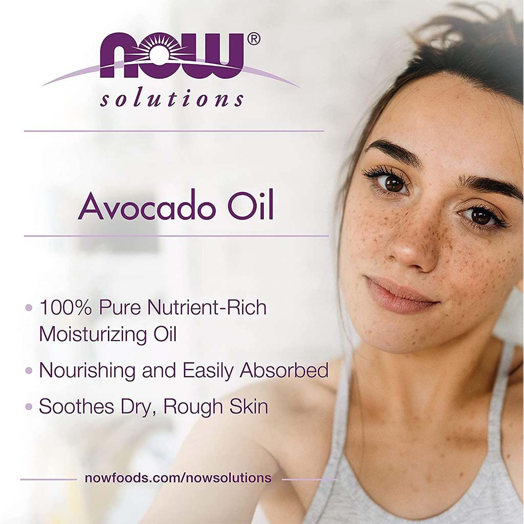 Now Solutions Avocado Moisturizing Oil For Skin & Hair 118ml