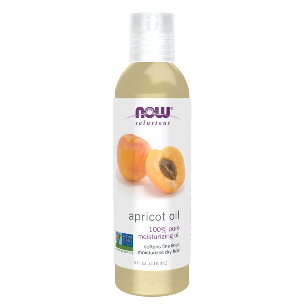 Now Solutions Apricot Kernel Moisturizing Oil For Skin & Hair 118ml