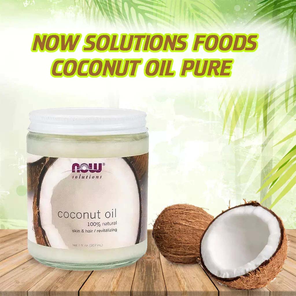 Now Solutions Natural Coconut Oil For Skin & Hair Revitalizing 207ml