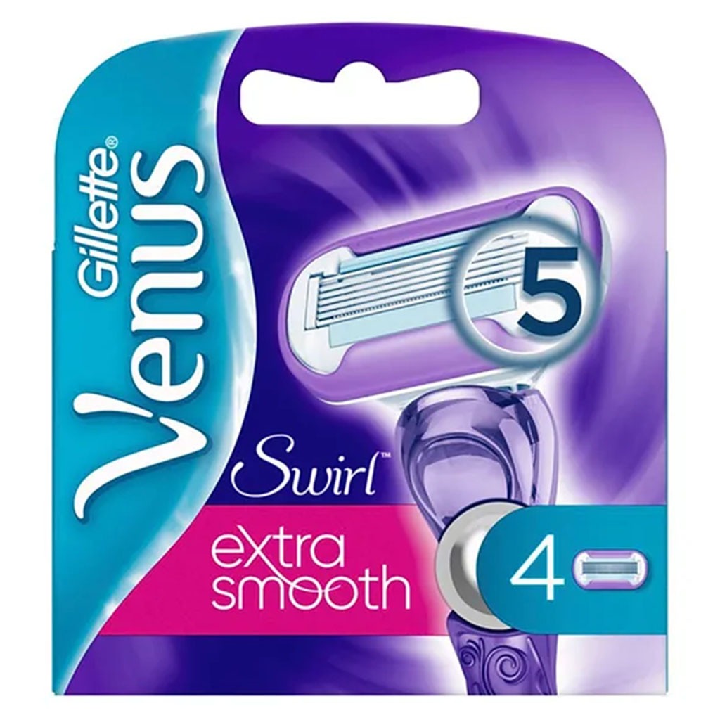 Gillette Venus Swirl Women's Razor Blade Refills Pack of 4's