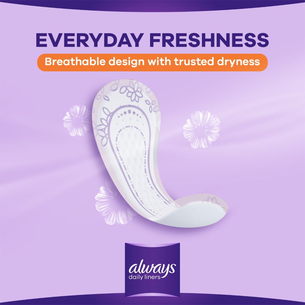 Always Daily Liners Comfort Protect Individually Wrapped, Normal Pantyliners, Pack of 20's
