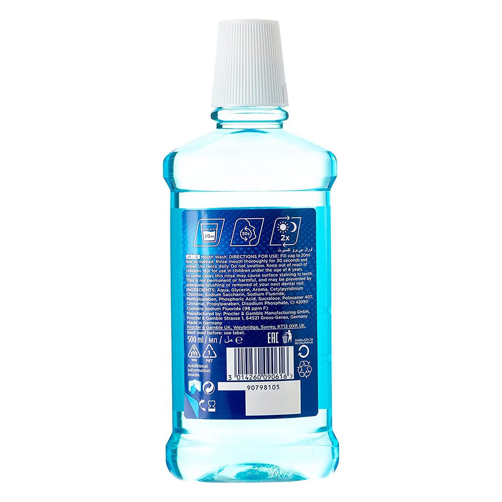 Oral-B Pro-Expert Strong Teeth Mint Mouthwash 500ml