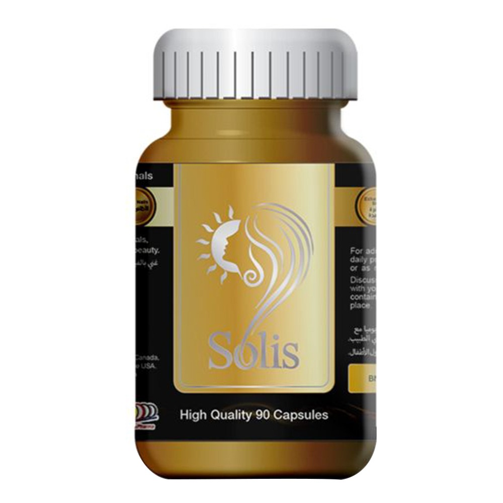 Solis Multivitamin Supplement Capsules with Herbal Extracts, Pack of 90's