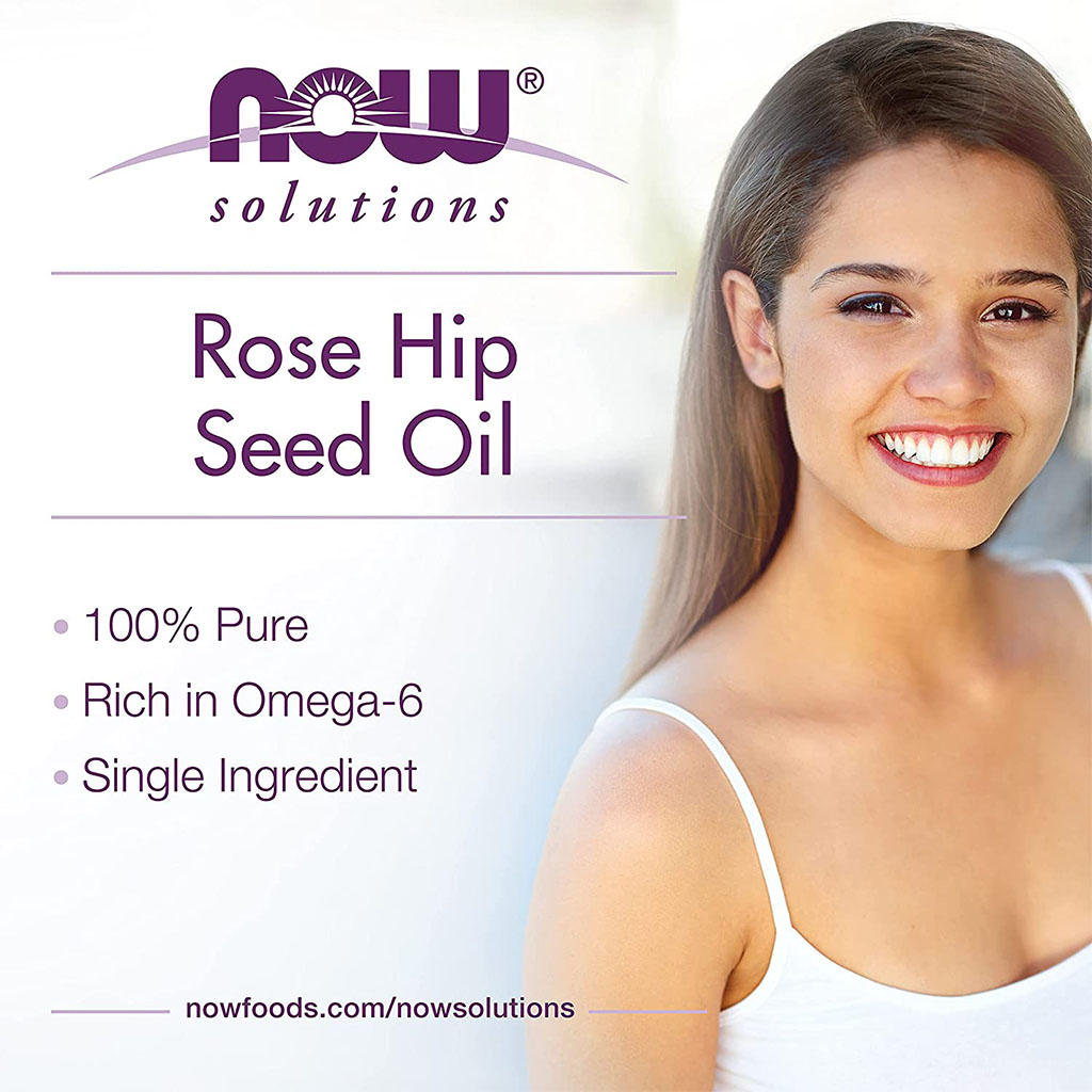 Now Solutions Rose Hip Seed Oil For Skin & Scalp 30ml
