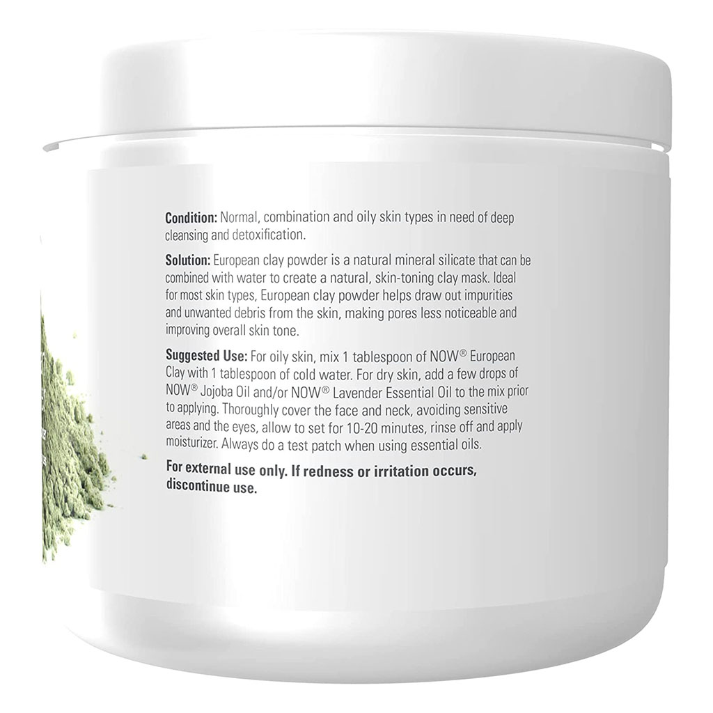 Now Solutions European Clay Facial Cleansing Powder 170g