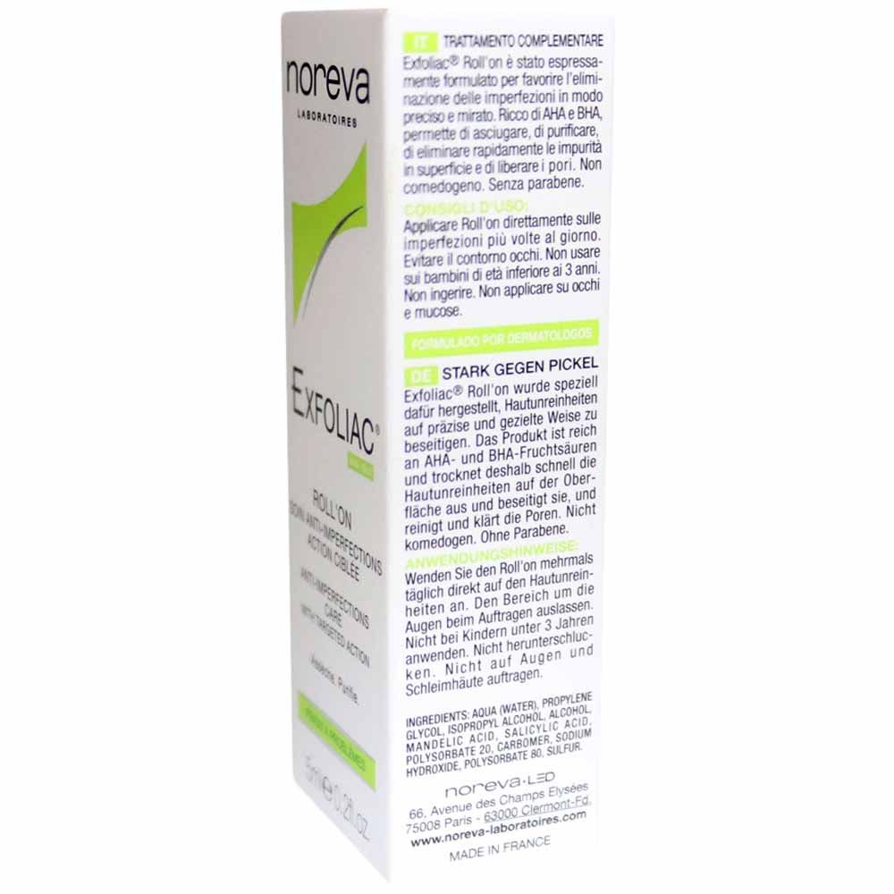Noreva Exfoliac Anti-Imperfections Treatment Roll-On 5 mL