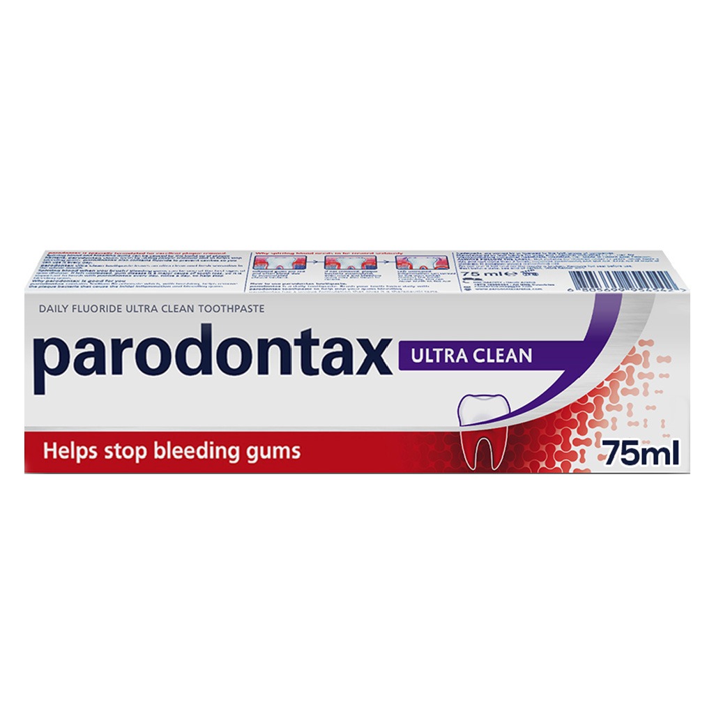 Parodontax Ultra Clean Toothpaste for Bleeding Gums 75 mL