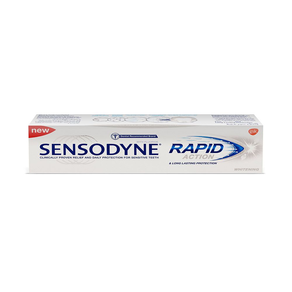 Sensodyne Rapid Action Whitening Toothpaste 75 mL