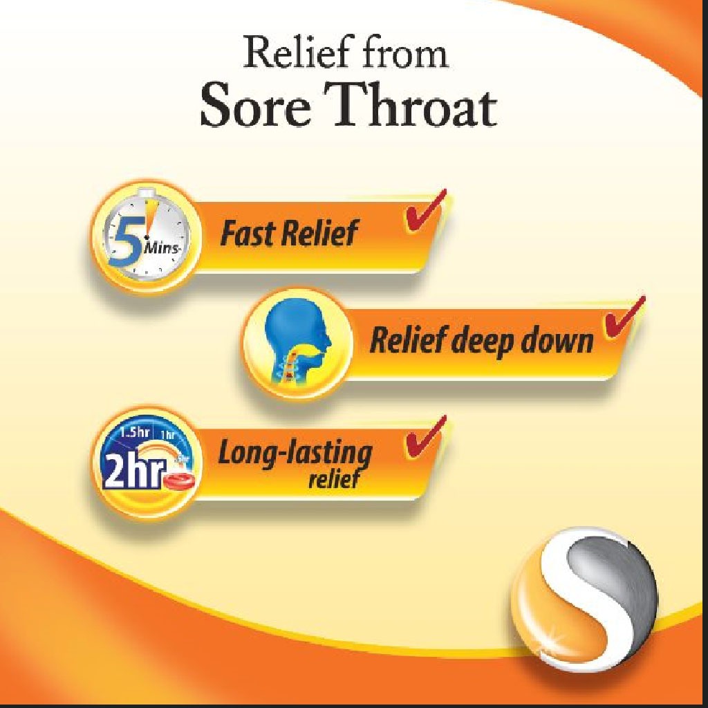 Strepsils Warm Ginger Lozenges 16's