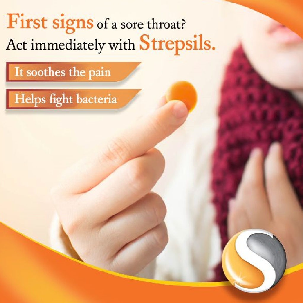 Strepsils Warm Ginger Lozenges 16's