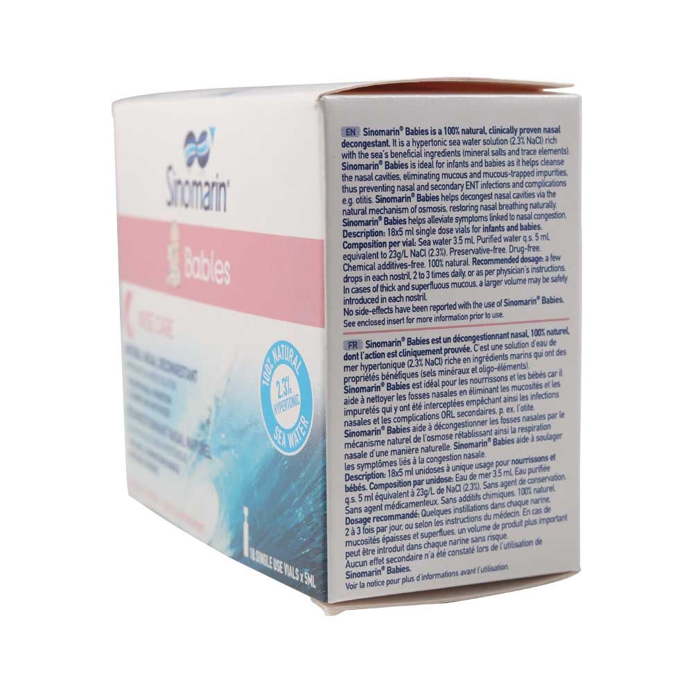 Sinomarin Babies Monodose 5 mL 18's