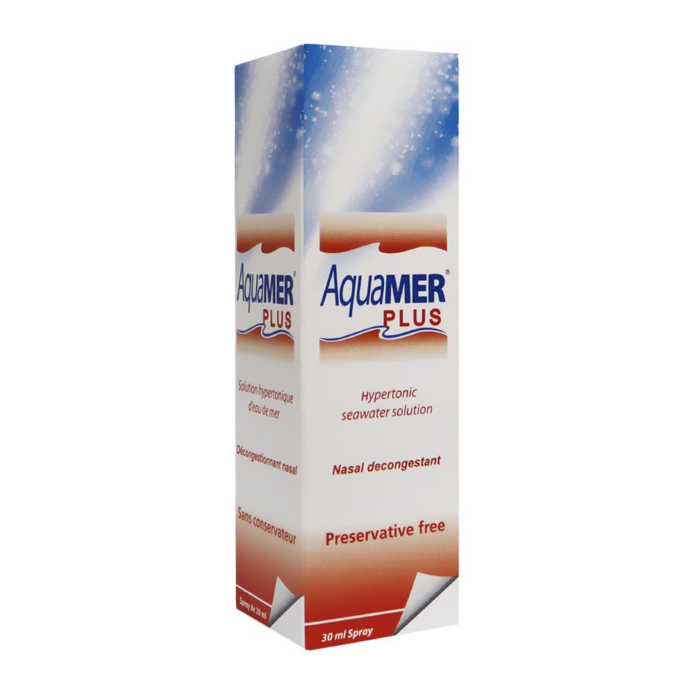 Aquamer Plus Hypertonic Nasal Spray 30 mL