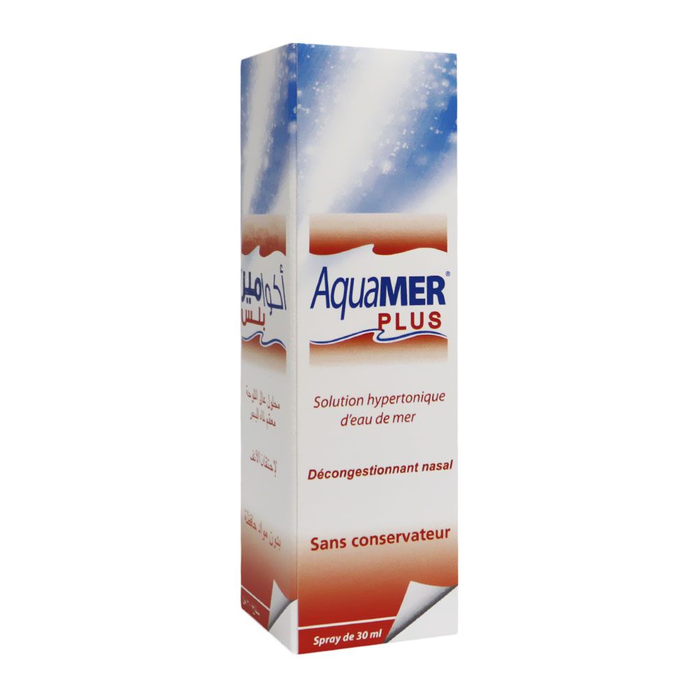 Aquamer Plus Hypertonic Nasal Spray 30 mL