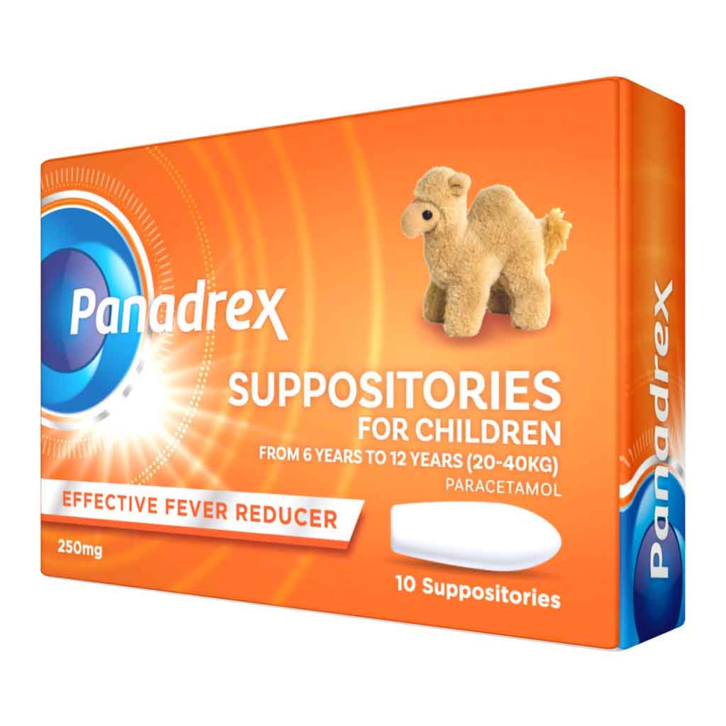 Panadrex 250 mg Suppository 10's