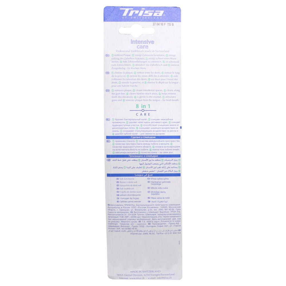 Trisa Intensive Care Soft Toothbrush 1 + 1 Promo 016919