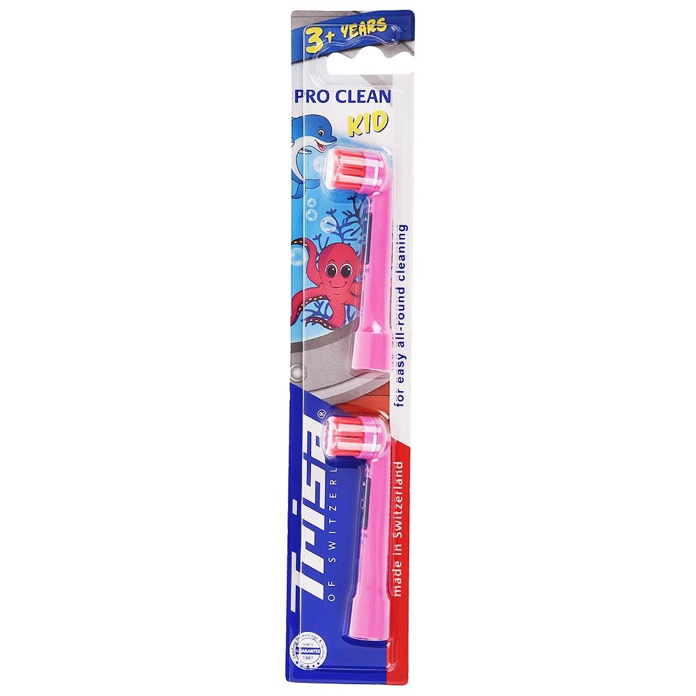 Trisa Pro Clean Kid 3+ Years Replacement Heads 2's 290209