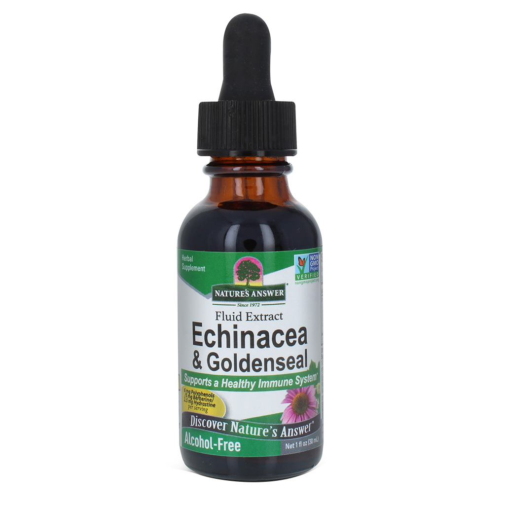 Nature's Answer Echinacea & Goldenseal 1000mg Drops For Immunity Support 30ml